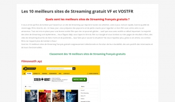 Site-streaming, le guide des meilleurs sites de streaming