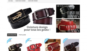 Ceintures Marques, boutique en ligne de ceintures de qualité