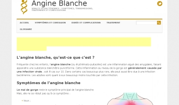 angine blanche