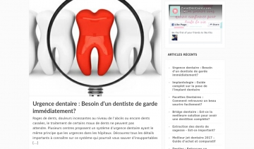 Zonedentaire, les articles des soins dentaires