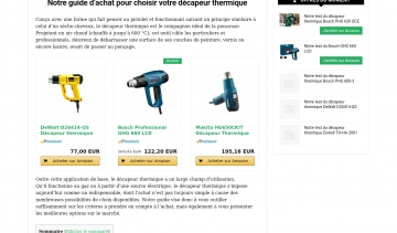 Décapeur Thermique, guide d'achat des meilleurs décapeurs