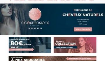 Nicextensions Cheveux, extensions Remy Hair