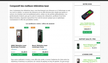 Mètre Laser, guide complet pour acheter un télémètre
