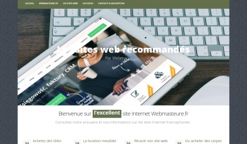 Webmasteure, référencement de sites de qualité francophones