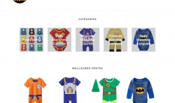 Super Bébé, vente de vêtements à thèmes pour bébé