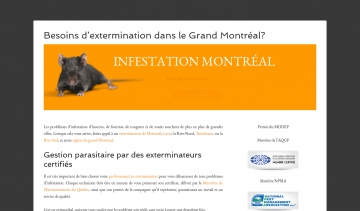 Infestation Montréal