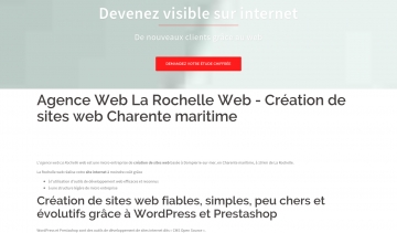 La Rochelle web, agence web de création de site s internet