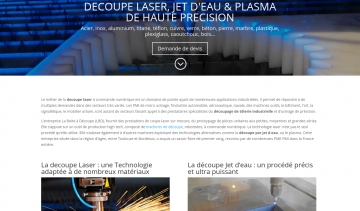 Expert de découpe jet d'eau et laser