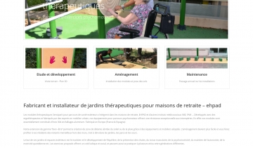 Sensipark, fabricant et installateur de jardins thérapeutiques