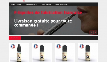 E-liquides Edivap de fabrication française