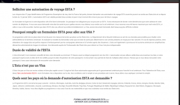 USA voyageur, site d’informations sur l’autorisation ESTA