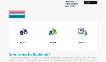 hatchimals, vente des jouets hatchimals