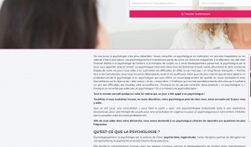 Allo psychothérapeute, annuaire des psychothérapeutes de la France