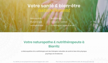 Naturopathe à Biarritz, spécialiste de la naturopathie et de la nutrithérapie