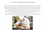 gastronomiedeschefs, site pour découvrir de l'histoire de la cuisine française 