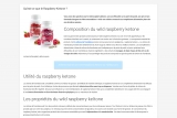 Wild-Raspberry-Ketone.fr : blog d'informations pour tout connaître sur le produit wild raspberry ketone