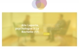 Alix Laporte, psychologue à La Rochelle