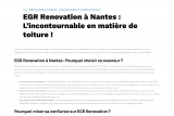 EGR Rénovation : votre spécialiste de charpente et de toiture sur Nantes