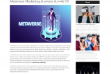 Metaverse Marketing, plateforme d'informations sur le metaverse