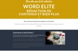 Word Elite pour la rédaction de contenu SEO