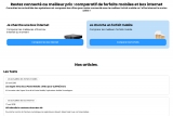 Connect.fr, site d'information sur les forfaits mobiles et les box internet des opérateurs