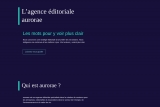 Aurorae, agence de rédaction Web & SEO en France