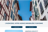 Capture d'écran du site de l'Agencerie Bayonne