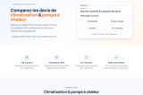 ComparaClim : comparateur de devis de climatisation et pompe à chaleur en France