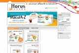 Page d'accueil de la boutique Horus-ePharma spécialisée en nutrition oculaire