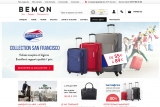 Page d'accueil de la boutique de valises et bagages Bemon