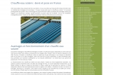 Chauffe-eau solaire, guide d'information sur les chauffe-eaux solaires
